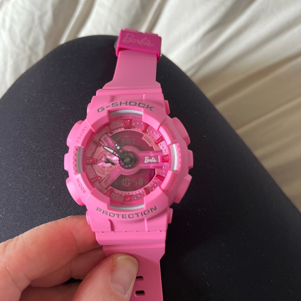 G-Shock Barbie Pink Analog-Digital Watch